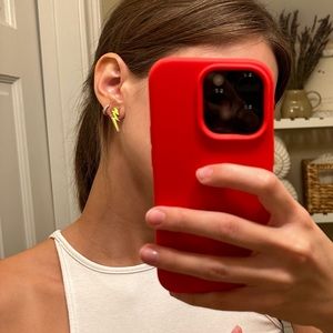 Mignonne Gavigan Yellow Lightning Bolt Studs